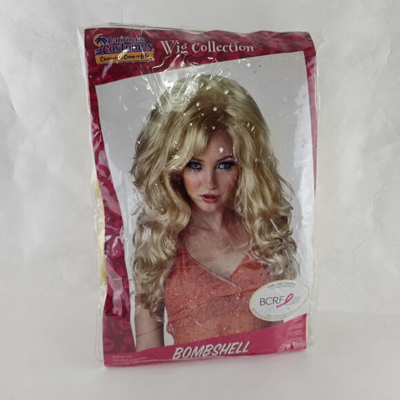 California Costumes 241785 Womens Synthetic Halloween Bombshell Wig Blonde - Picture 1 of 6